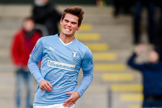 Malmö FFs Vidar Örn Kjartansson deppar
