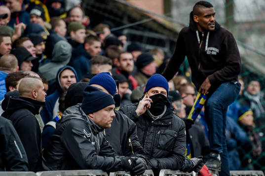 Bröndbys supportrar på läktaren