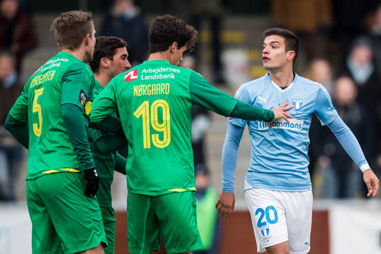 Malmö FFs Vladimir Rodic i ordväxling med Bröndbys