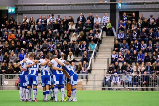 IFK Göteborg samlade innan avspark i en träningsmatch i