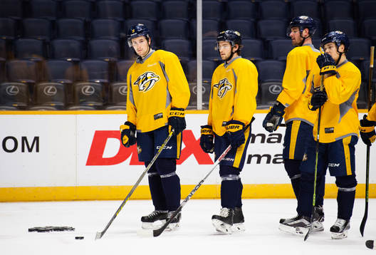 Filip Forsberg, Calle Järnkrok, Austin Watson och Viktor