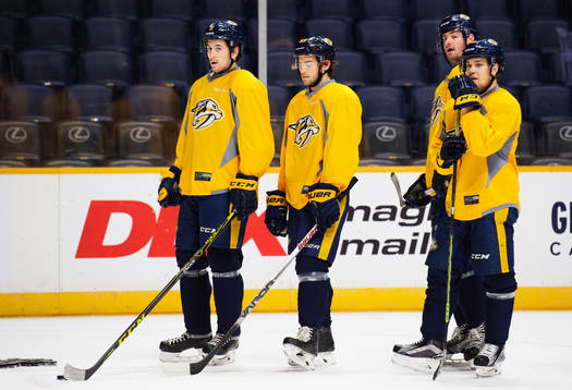 Filip Forsberg, Calle Järnkrok, Austin Watson och Viktor