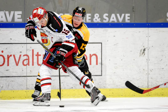 Almtunas Victor Rollin Karlsson och Panterns Kalle Östman