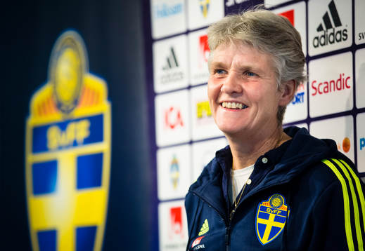 Sveriges förbundskapten för damlandslaget, Pia Sundhage