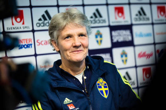 Sveriges förbundskapten för damlandslaget, Pia Sundhage