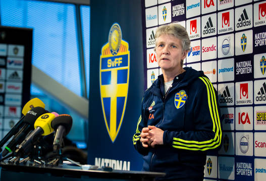 Sveriges förbundskapten för damlandslaget, Pia Sundhage