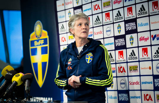 Sveriges förbundskapten för damlandslaget, Pia Sundhage