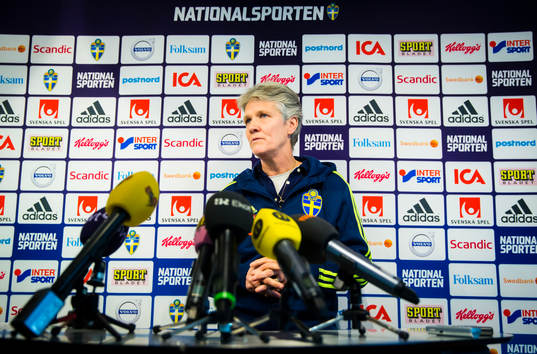 Sveriges förbundskapten för damlandslaget, Pia Sundhage
