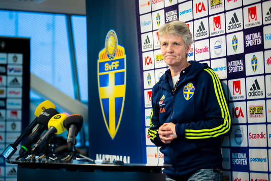 Sveriges förbundskapten för damlandslaget, Pia Sundhage