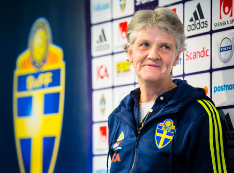 Sveriges förbundskapten för damlandslaget, Pia Sundhage