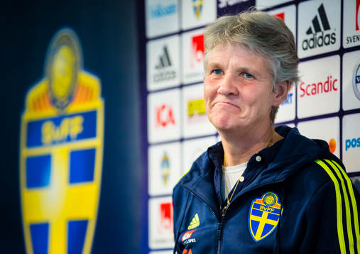 Sveriges förbundskapten för damlandslaget, Pia Sundhage
