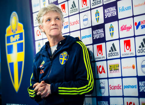 Sveriges förbundskapten för damlandslaget, Pia Sundhage
