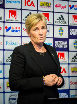 Sveriges assisterande förbundskapten Lilie Persson