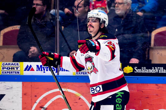 Malmö Redhawks Peter Mueller jublar