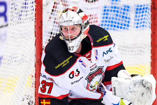 Malmö Redhawks målvakt Jonas Gunnarsson