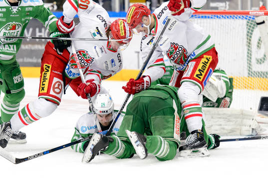 Modos Ludvig Nilsson (v) oh Patrick Dwyer (h)