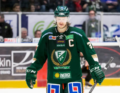 Färjestads Magnus Nygren  deppar