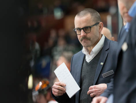 Färjestads tränare Tommy Samuelsson deppar
