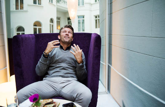 Svenska Fotbollförbundets player manager Marcus Allbäck