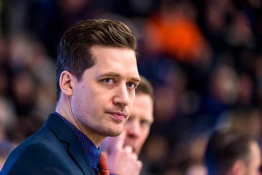 Växjös tränare Sam Hallam