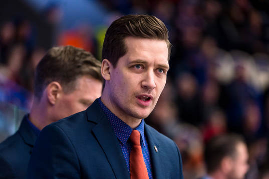 Växjös tränare Sam Hallam
