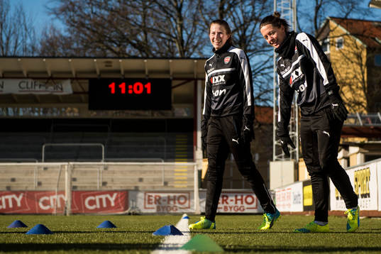 Rosengårds Emma Berglund och Lina Nilsson