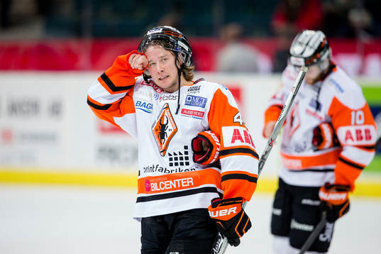 Karlskronas Filip Cruseman och Mattias Guter  deppar