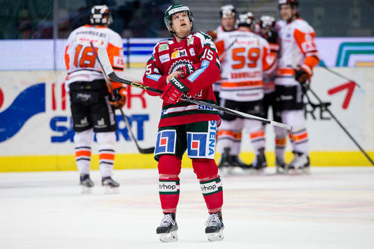 Frölundas Joey Crabb deppar