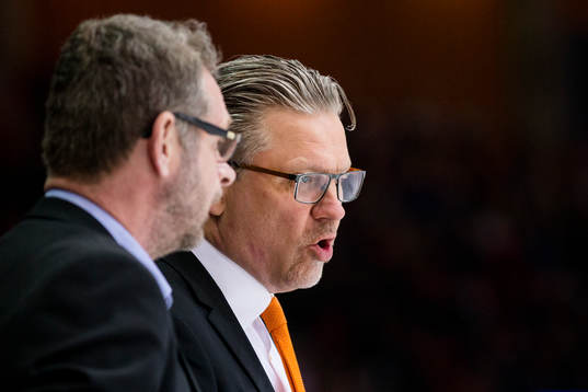 assisterande tränare Torbjörn Karlsson och tränare Per