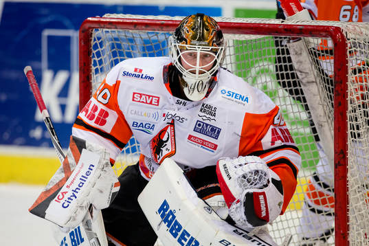 Karlskronas målvakt Johan Holmqvist