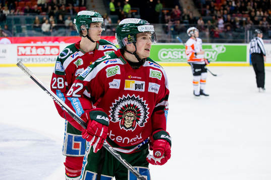 Frölundas Johan Sundström och Artturi Lehkonen