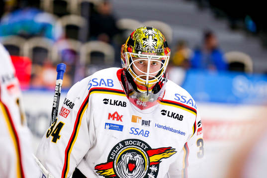 Luleås målvakt Joel Lassinantti