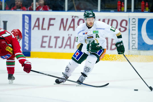 Modos Gustav Possler och Färjestads Linus Persson