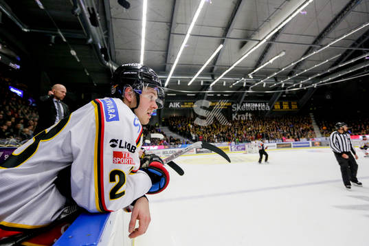 Luleås Lucas Wallmark deppar