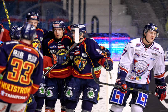 Djurgårdens Matt Anderson jublar