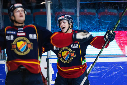 Djurgårdens Marcus Högström och Marcus Sörensen