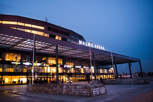 Exteriör Malmö Arena