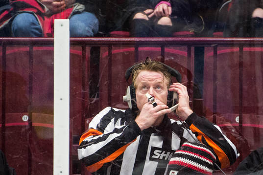 Domaren videogranskar ett mål