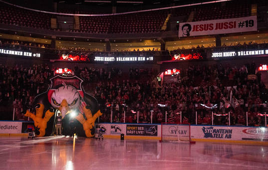 Malmö Redhawks föredetta spelare Juha Riihijärvi hyllas