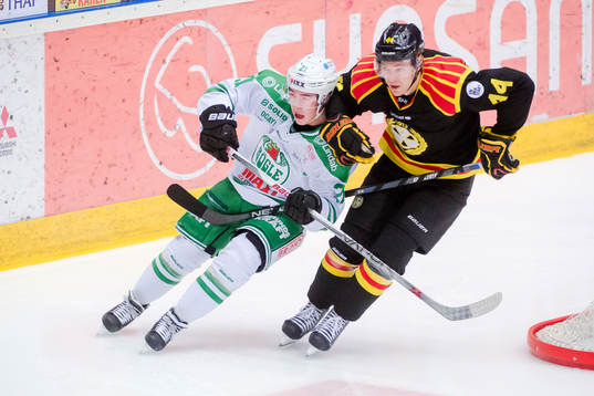 Rögles Alexander Lunsjö och Brynäs Jacob Blomqvist