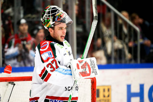 Frölundas målvakt Johan Gustafsson