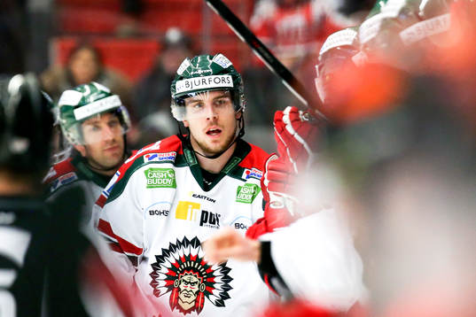 Frölundas Henrik Tömmernes jublar
