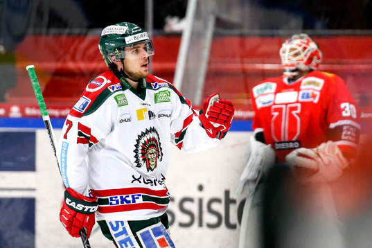 Frölundas Henrik Tömmernes jublar
