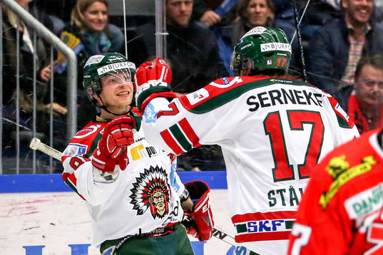 Frölundas Ryan Lasch jublar