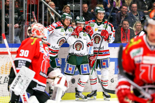 Frölundas Ryan Lasch jublar