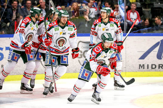 Frölundas Ryan Lasch jublar