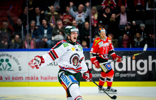 Frölundas Artturi Lehkonen jublar