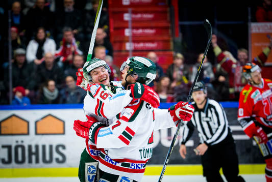 Frölundas Artturi Lehkonen jublar