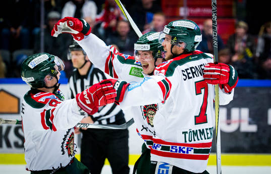 Frölundas Artturi Lehkonen jublar