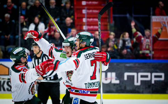 Frölundas Artturi Lehkonen jublar